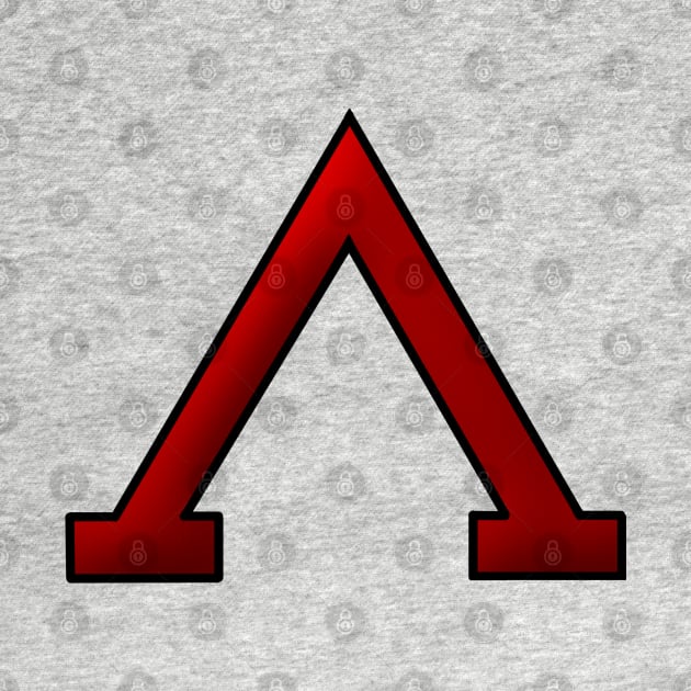 Spartan Lambda Symbol by AgemaApparel